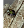 925 Sterling Silver Multicolor Spinel Ring Size 6