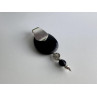 VINTAGE 925 STERLING SILVER BLACK ONYX PENDANT