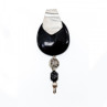 Vintage 925 Sterling Silver Black Onyx Pendant