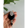 Vintage 925 Sterling Silver Black Onyx Pendant