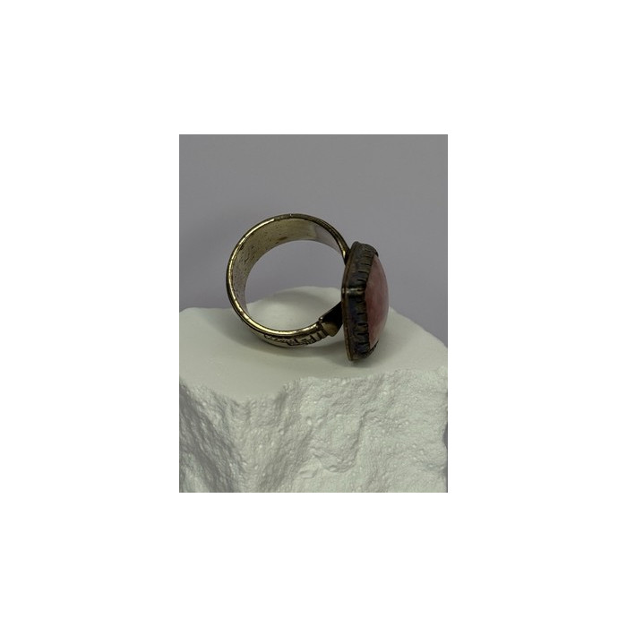 Vintage 925 Sterling Silver Morganite Ring Size 8