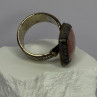 Vintage 925 Sterling Silver Morganite Ring Size 8