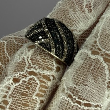 925 Sterling Silver Spinel Ring Size 6