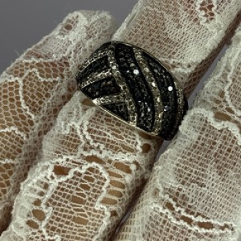 925 Sterling Silver Spinel Ring Size 6