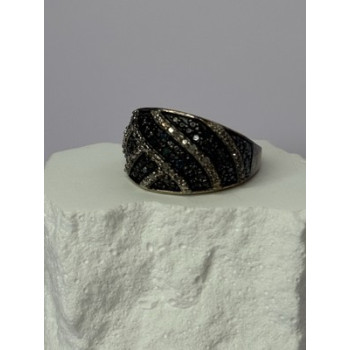 925 Sterling Silver Spinel Ring Size 6