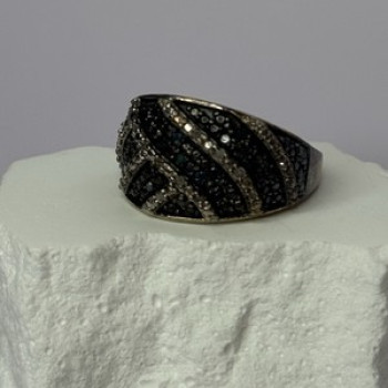 925 Sterling Silver Spinel Ring Size 6