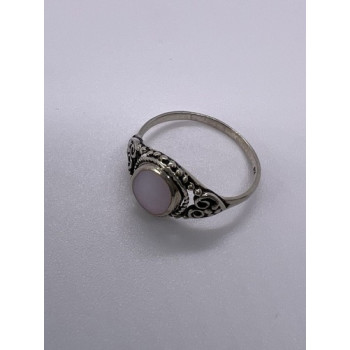 925 STERLING SILVER MOTHER OF PEARL RING SIZE 7