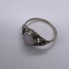 925 Sterling Silver Mother of Pearl Ring Size 7