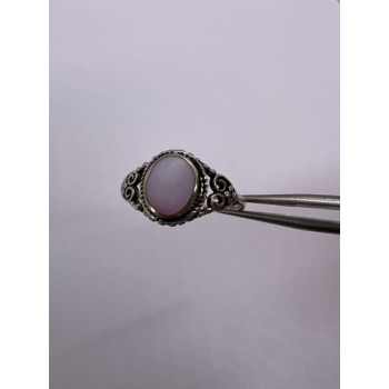 925 STERLING SILVER MOTHER OF PEARL RING SIZE 7