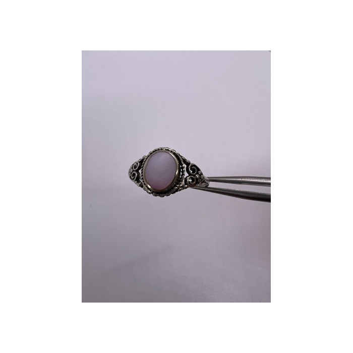 925 STERLING SILVER MOTHER OF PEARL RING SIZE 7