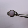 925 Sterling Silver Mother of Pearl Ring Size 7