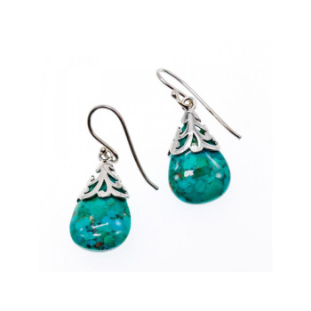 925 Sterling Silver Jasper Earrings