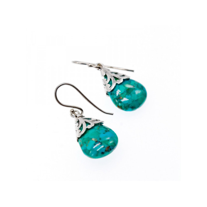 925 Sterling Silver Jasper Earrings