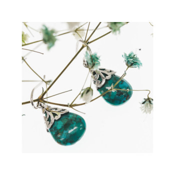 925 Sterling Silver Jasper Earrings