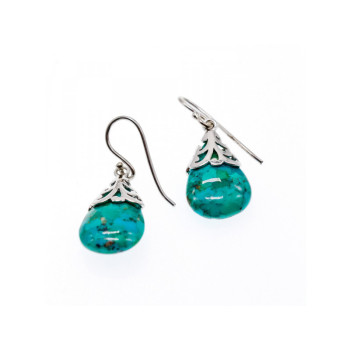 925 Sterling Silver Jasper Earrings
