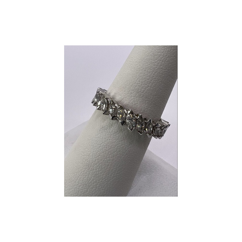925 Sterling Silver CZ Ring Size 7.5