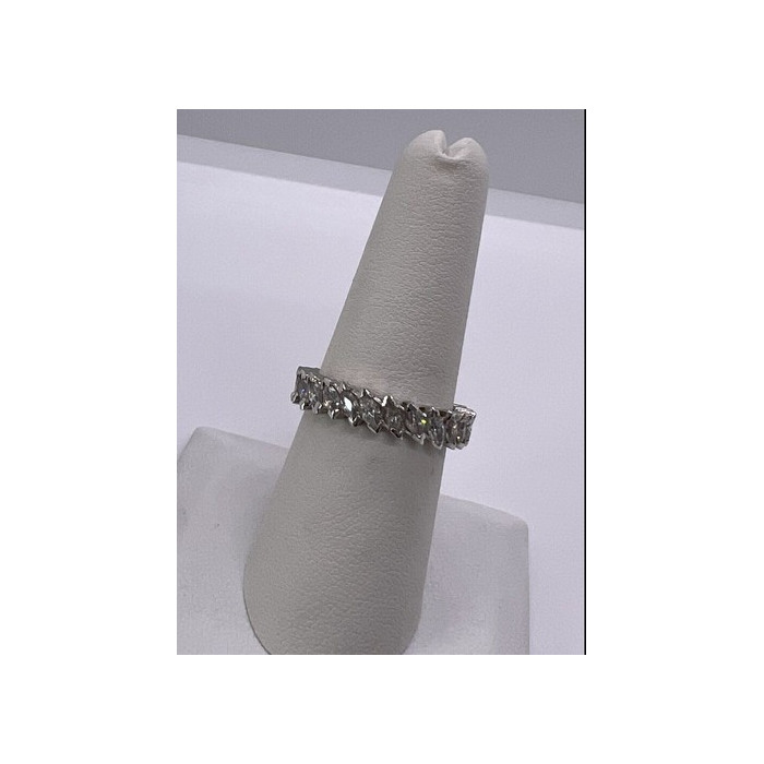 925 Sterling Silver CZ Ring Size 7.5