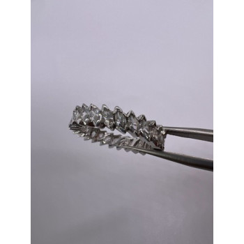 925 Sterling Silver CZ Ring Size 7.5