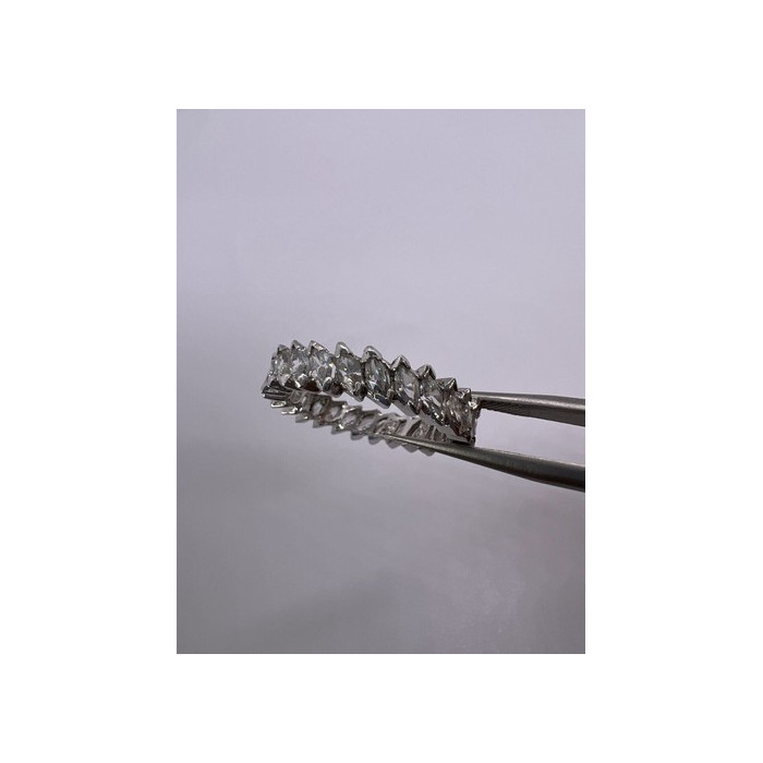 925 Sterling Silver CZ Ring Size 7.5