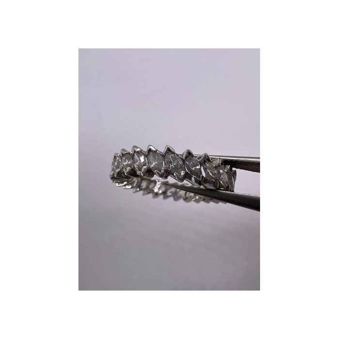 925 Sterling Silver CZ Ring Size 7.5