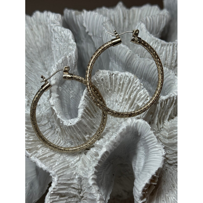 925 STERLING SILVER EARRINGS LENGTH 1.5 Inch