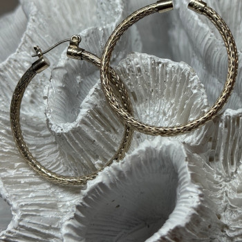 925 Sterling Silver Earrings Length 1.5 Inch