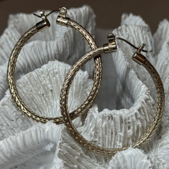 925 Sterling Silver Earrings Length 1.5 Inch