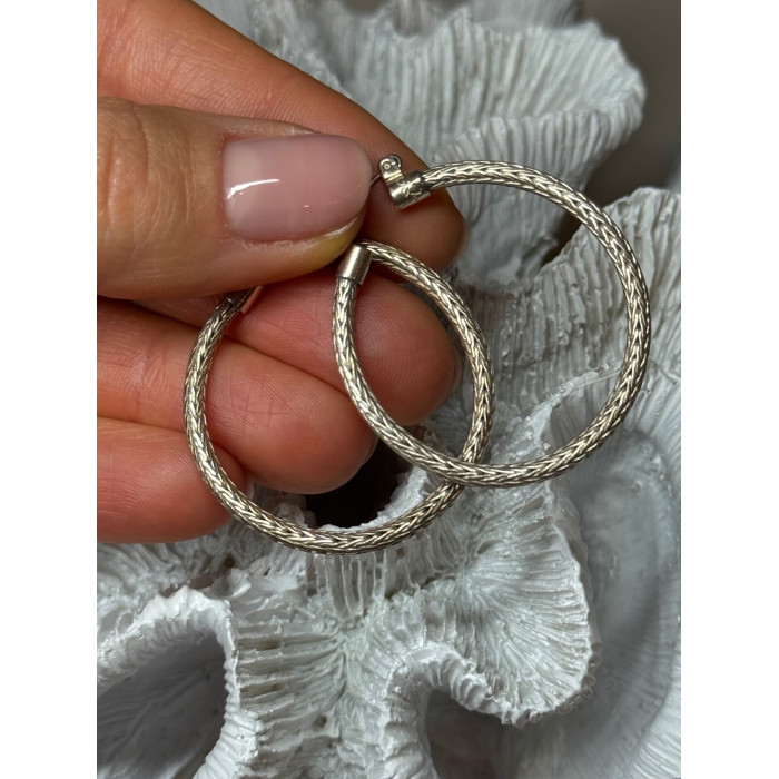 925 STERLING SILVER EARRINGS LENGTH 1.5 Inch