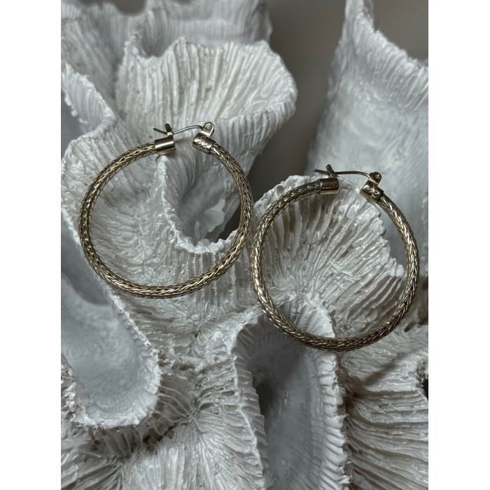 925 STERLING SILVER EARRINGS LENGTH 1.5 Inch