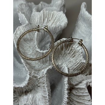 925 STERLING SILVER EARRINGS LENGTH 1.5 Inch