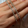 925 Sterling Silver Long Chain Length 30 Inch