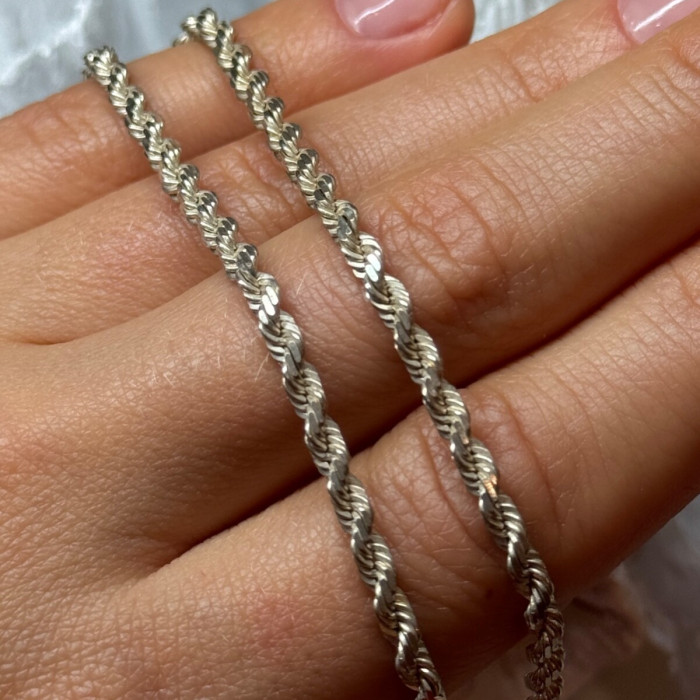 925 Sterling Silver Long Chain Length 30 Inch