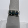 925 Sterling Silver Abalone Ring Size 5