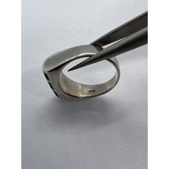 925 Sterling Silver Abalone Ring Size 5