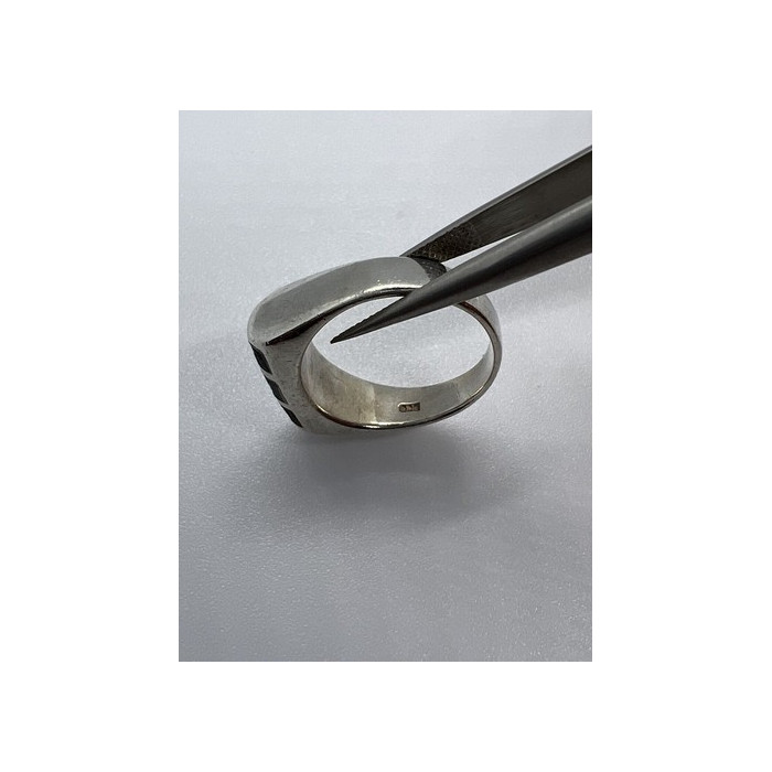 925 Sterling Silver Abalone Ring Size 5