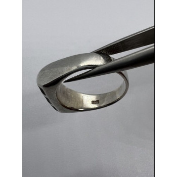 925 Sterling Silver Abalone Ring Size 5