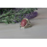 Vintage 925 Sterling Silver Rhodochrosite Ring Size 6.5