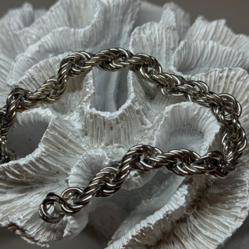 925 Sterling Silver CZ Bracelet Length 9 Inch
