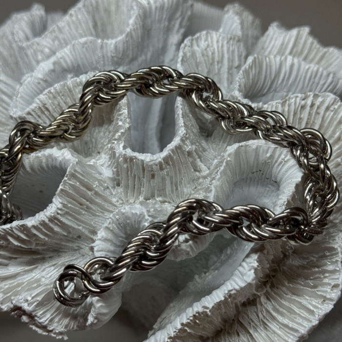 925 Sterling Silver CZ Bracelet Length 9 Inch