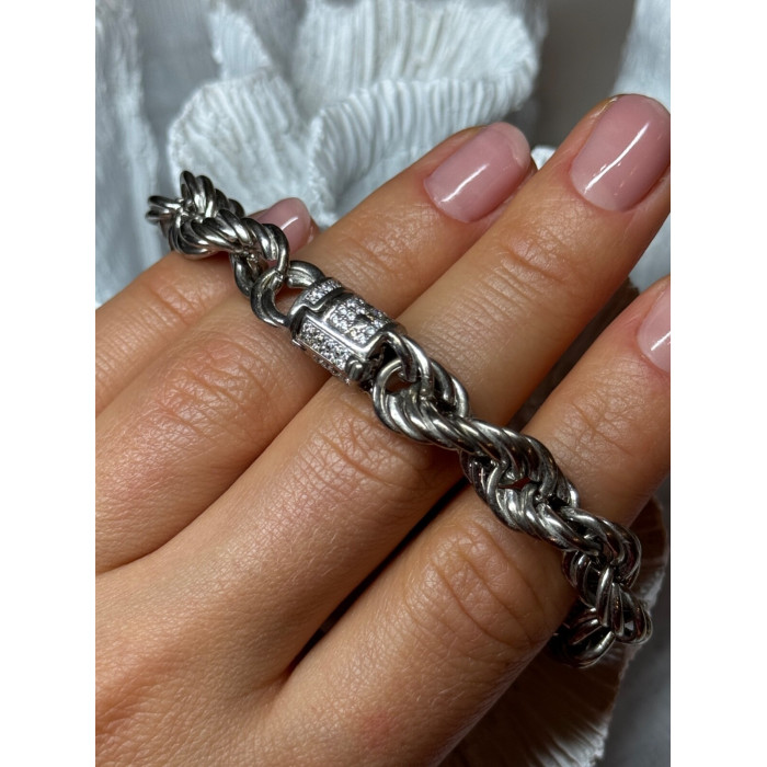 925 STERLING SILVER CZ BRACELET LENGTH 9 Inch