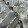 Vintage 925 Sterling Silver Abalone Bracelet Length 7 Inch