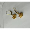 10K Yellow Gold Heliodor Flowers Earrings