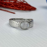 925 Sterling Silver Moonstone Ring Size 10.25