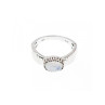 925 Sterling Silver Moonstone Ring Size 10.25