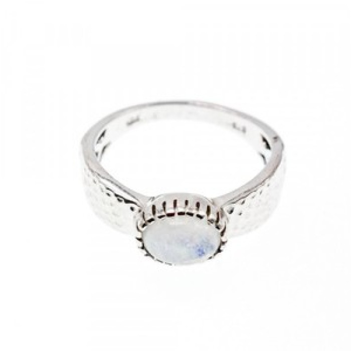 925 Sterling Silver Moonstone Ring Size 10.25