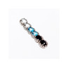 925 Sterling Silver Goshenite, Topaz & Tourmaline Pendant