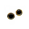 925 Sterling Silver Black Onyx Classic Stud Earrings