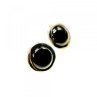 925 Sterling Silver Black Onyx Classic Stud Earrings