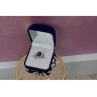 925 STERLING SILVER STAR SAPPHIRE RING SIZE 5.5