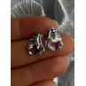 925 Sterling Silver Mystic Topaz Earrings Length 0.60 inch